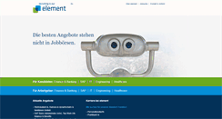 Desktop Screenshot of element.de