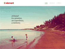 Tablet Screenshot of element.co.nz